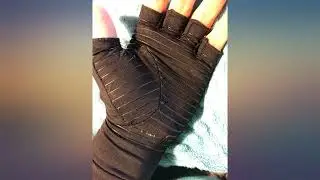 Copper Compression Arthritis Gloves - Best Copper Infused Fingerless Glove for review