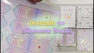 Como colocar o traço dourado nas capas? produção do fim de semana / Cricut não corta papel brilhoso?