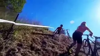 How NOT to dismount on a cyclocross run-up