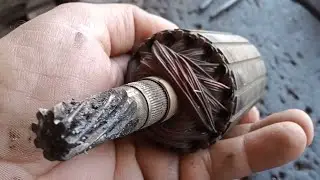 Old Armature copper Cutting 