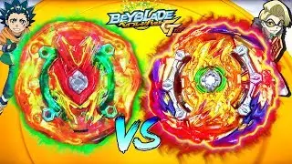 Wizard Fafnir.Rt.Rs 閃 VS Cosmo Valkyrie.11.Et 天 Beyblade Burst GT Battles