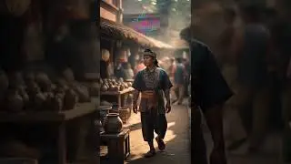 POV: You Wake Up as a Majapahit Knight | Life in 14th Century Java 🇮🇩⚔️ #pov #travel #aicinema