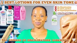 BEST BODY CREAM FOR EVEN SKIN TONE & GLOWING SKIN | Body Lotions + Creams For Hyperpigmentation*