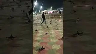 Drone show💪 drone light show👍💕 #123rk #dronelight #show #randhirkumar randhirkumar