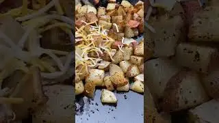 Only way to make potatoes on your blackstone griddle!