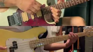 Ozzy Osbourne- Bark at the Moon Guitar and Bass Cover