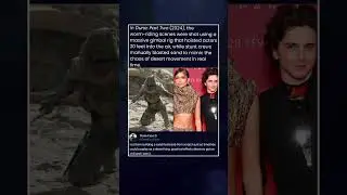 In Dune: Part Two (2024), the worm-riding scenes were shot using a massive gimbal rig