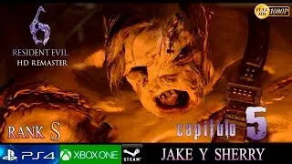 Resident Evil 6 HD Capitulo Final - Campaña Jake y Sherry  | Gameplay Español | Final Boss Ustanak
