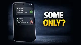Text Notifications Work for Some Contacts&hellip; But Not Others in Samsung S24? (Fix) ? No DND Activated