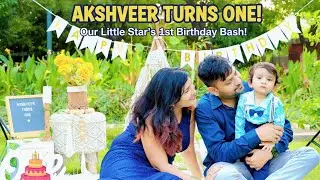 AKSHVEER'S FIRST BIRTHDAY..!! 🎂 ✨