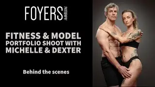Behind the Scenes: Fitness & Model Portfolio Shoot with Michelle & Dexter at Bentwaters Studio
