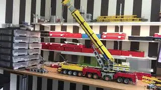 From horizontal position upwards with 2 XL motors. (L motors replaced) Works fine.