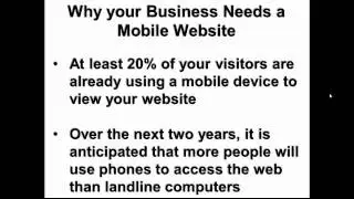 Mobile Websites for Restaurants