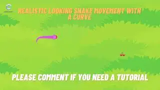 snake game in construct3 | Realistic snake curve movement.