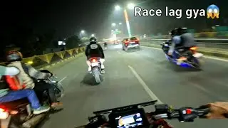 Race lag gya😱|| Duke200 || R15 V4😰
