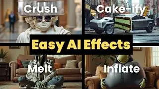 РУКОВОДСТВО по Pika Effects и советы о том, как надувать, лепить, давить, взрывать, плавить и сплющивать с помощью ИИ