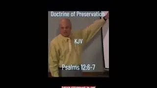 Doctrine of Preservation! #kjv #godsword #jesusisthesavior #jesuschrist #holyscriptures