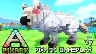 PixARK: DIREWOLF TAMES & DINO TAMING TRAP ALPHA TRIBE E07 !!! ( Pix ARK GAMEPLAY )