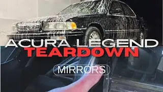 Removing Mirrors - Acura Legend Restoration Disassembly - Project 130R