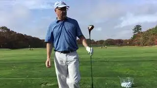 Practice with MacGregor 693T Persimmon that belonged to Tom Kite