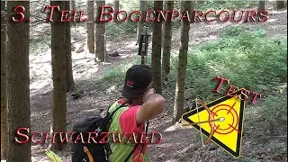 letzter Teil Bogenparcours Schwarzwald - 3D Parcourstest / Jagdparcours