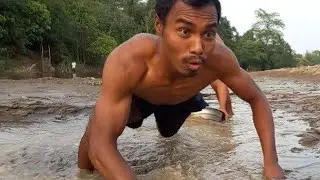 unbelievable catfish catch by deep hole | unique fishing technique | amazing hand fishing