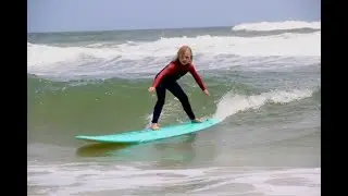 Kids Surfing Lesson in Daytona Beach Florida 4-10-24 ​⁠@Daytonabeachoceansportsvideos