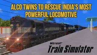 🔴LIVE | ERODE ALCO'S RESCUING THE FAILED WAG-12 LOCO WITH BCNA |TNKL#indianrailways#msts#wag12#alco