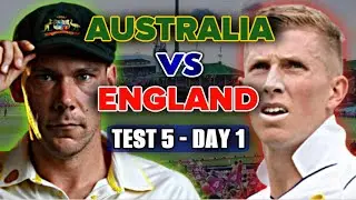 LIVE: Australia vs England &ndash; Ashes 5th Test Day 1 Commentary 🏏🔥