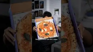 Pizza - a poor man's food? 🤔