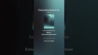 Deep pulsing drums & distant brass swel