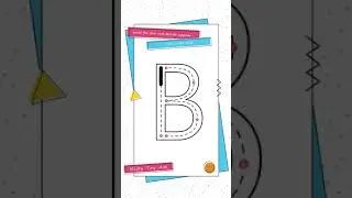 How to Write the Letter B Uppercase Easy