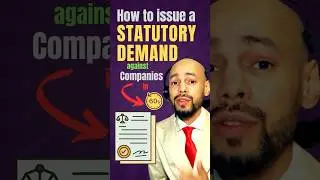 How to Issue a Statutory Demand vs. UK Company | ⚖️ Insolvency Simplified in 60 Seconds ⏰