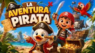 Canciones Infantiles | 🚀🐤 Patito Astronauta Pirata: &iexcl;La B&uacute;squeda del Tesoro M&aacute;s Divertida! 🌊✨
