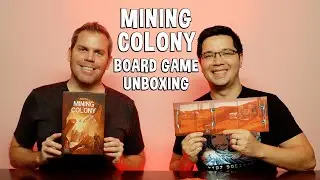Unboxing Mining Colony - Science Fiction Colony Building Board Game