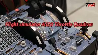 ✈️ A320 Throttle Quadrant | Hand-Built & 1:1 Sim Sync!