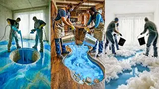 Most Luxurious Epoxy Floors 2025 | From Marble to Ocean Waves