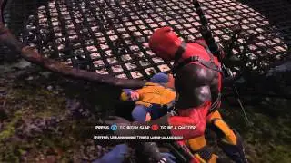 Deadpool Slapping Wolverine