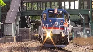 A Few Metro North & Amtrak Trains at Peekskill