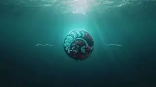 Fractals Beneath the Crimson Tide - Ocean Ambient