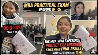 #MBA Practicals Experience:Examiner ne kya pucha?🤔Project file ka locha❌ #VIVAQuestions#Project#tips