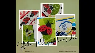 April 2022 Free Online Card Class With Stampin' Up Hello Ladybug Bundle  - Laura's Stamp Pad