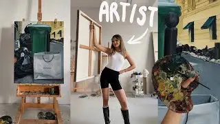 A Realistic What I Paint in a Month (Art Studio Vlog 09)