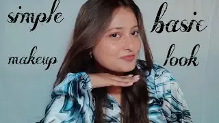 Simple and basic makeup look #trending #makeup #makeuptutorial #beauty #simplelooks #basicmakeup