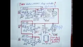 12V Solar MPPT Charge-Controller, circuit diagram, NEW !