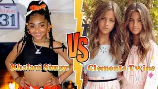 Khalani Simon VS Clements Twins (Ava And Leah) Transformation 👑 New Stars From Baby To 2024
