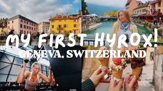 HYROX GENEVA!! Поездка девочек в Швейцарию, наш первый HYROX и однодневная поездка во Францию ​​:)