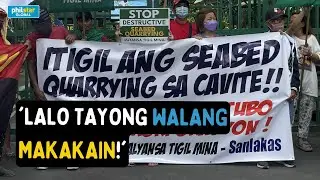 Green groups and coastal communities call on the government to halt seabed quarrying