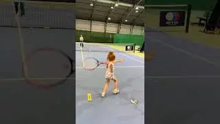 Young Tennis Prodigy Shows Off Incredible Forehand Skills