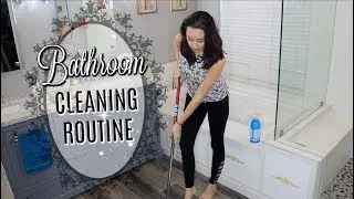 BATHROOM CLEANING ROUTINE 🛁🚽💦 CLEANING MOTIVATION 2018
